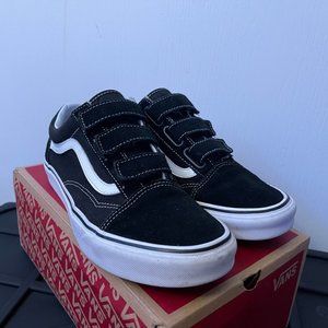 Vans Black Suede Canvas Old Skool V